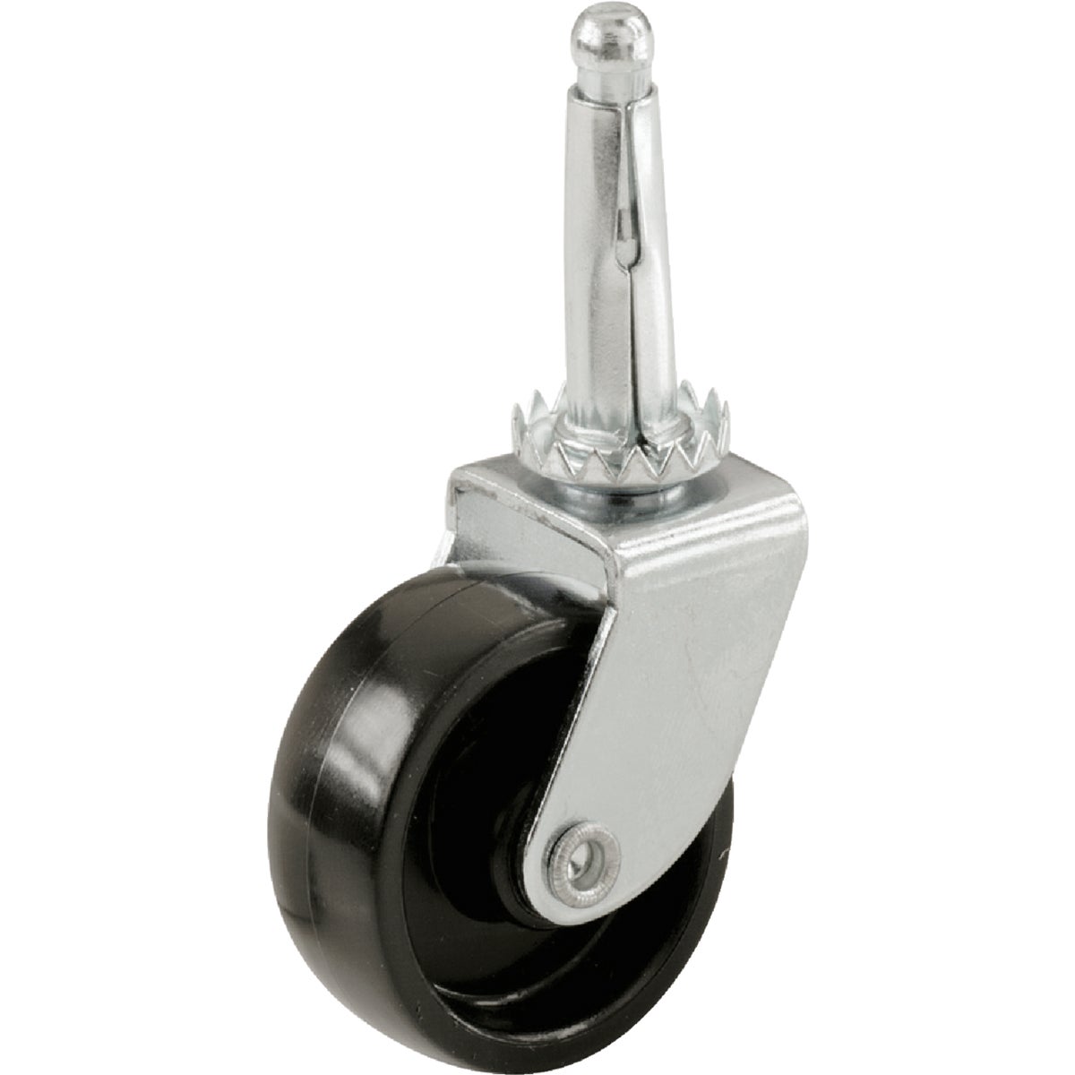 Do it 1-1/4 In. Light-Duty Plastic Swivel Stem Black Caster (4-Pack)