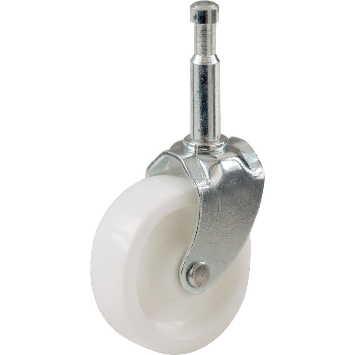 Do it 2 In. Light-Duty Plastic Swivel Stem White Caster (2-Pack)