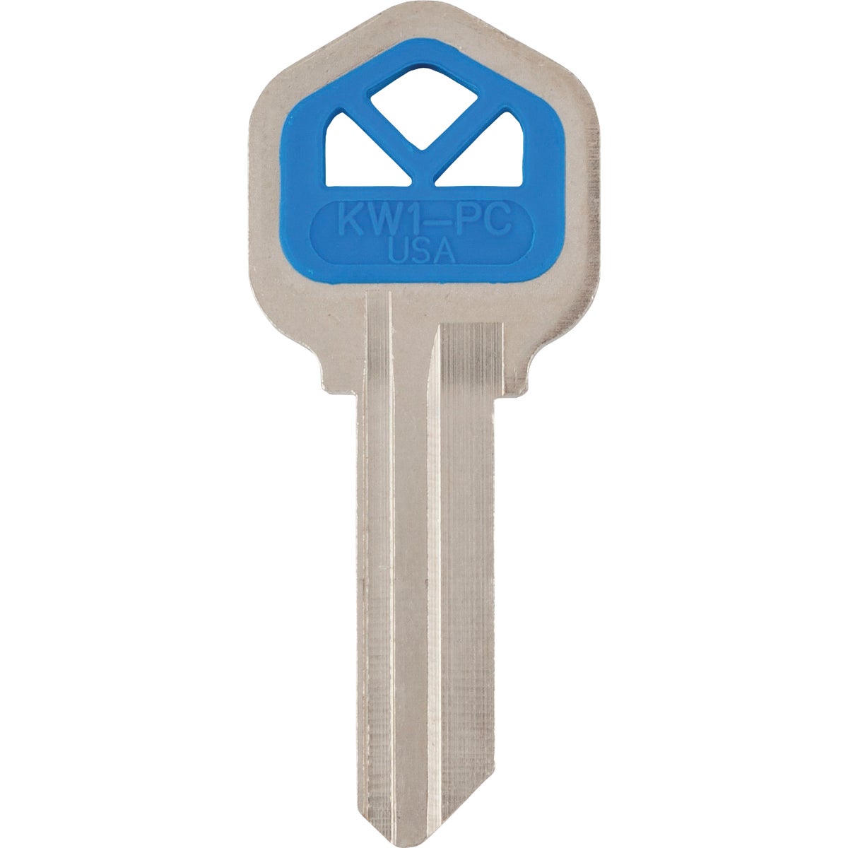 ILCO Kwikset Design Decorative House Key, KW1-Blue (5-Pack)