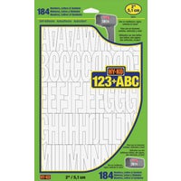 Adhesive Number & Letter Set