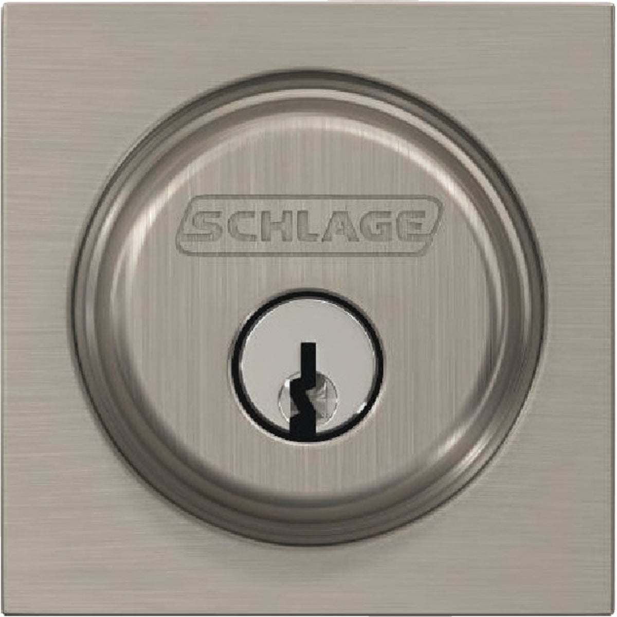 Schlage Collins Satin Nickel Single Cylinder Deadbolt