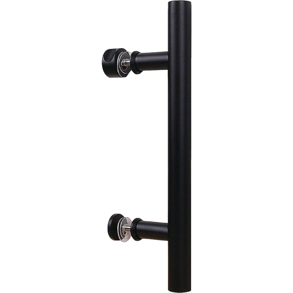 National V1001 12 In. Matte Black Madison Interior Barn Door Pull