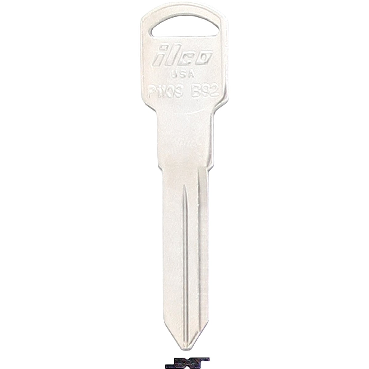 ILCO GM Nickel Plated Automotive Key, B92 / P1109 (10-Pack)
