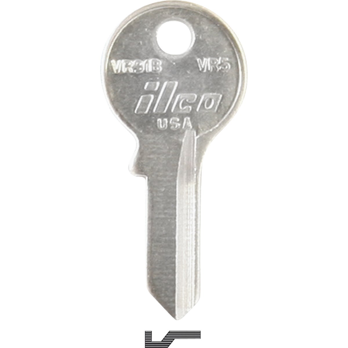 ILCO Viro Nickel Plated Padlock Key VR5 / VR91B (5-Pack)