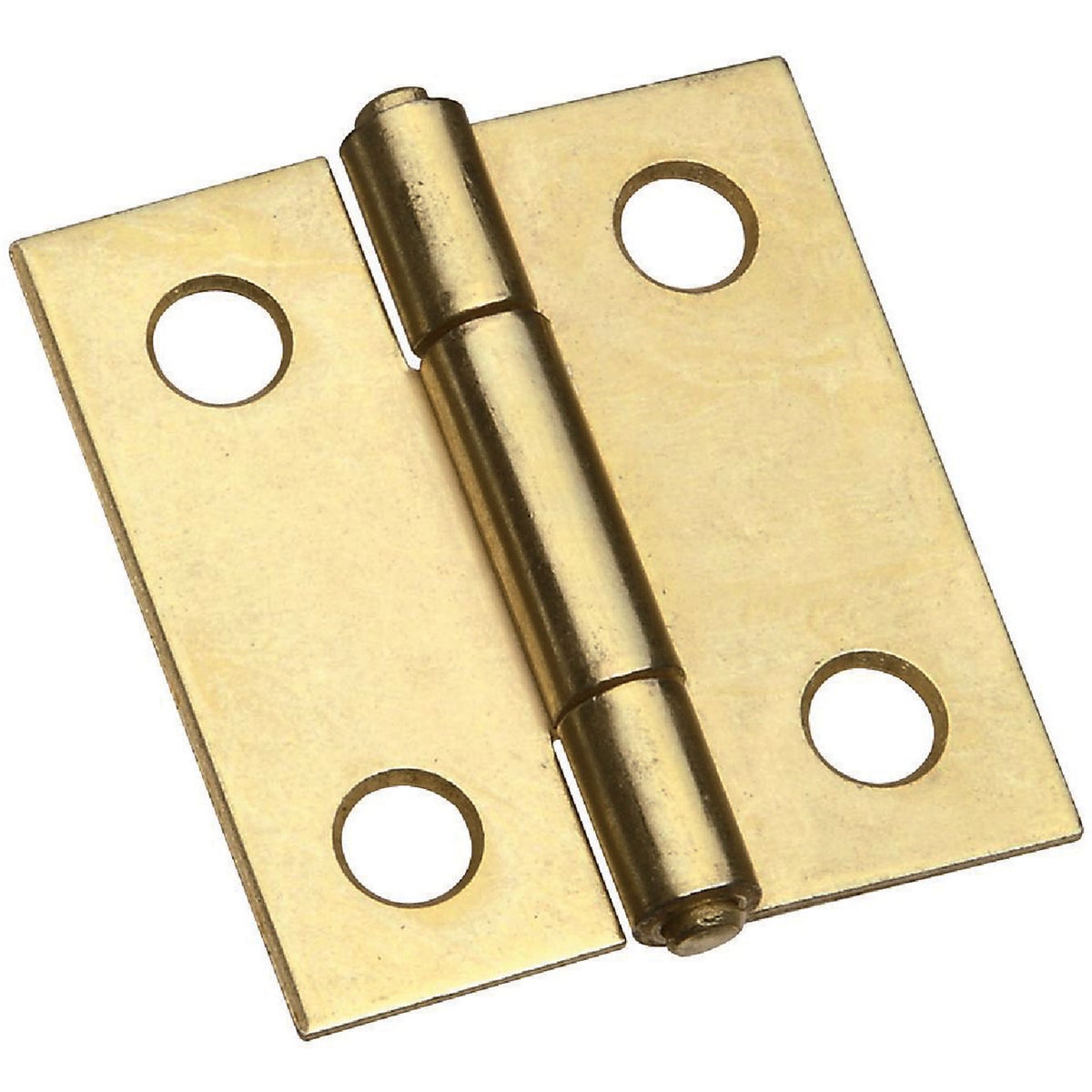 National 1-1/2 In. Brass Tight-Pin Narrow Hinge (2 Count)