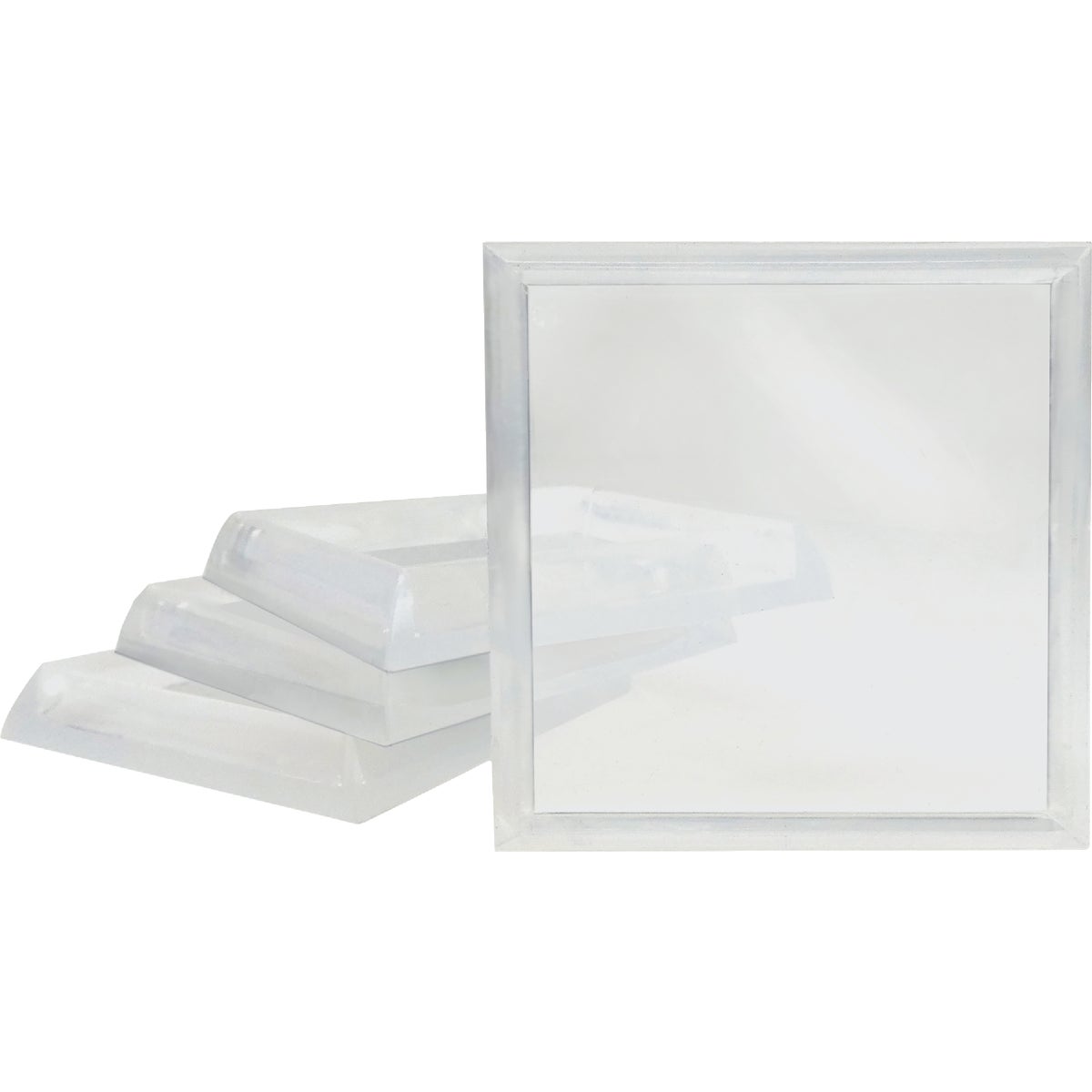 Do it 1-7/8 In. Inner Dimension Square Furniture Leg Caster Cup,(4-Pack)
