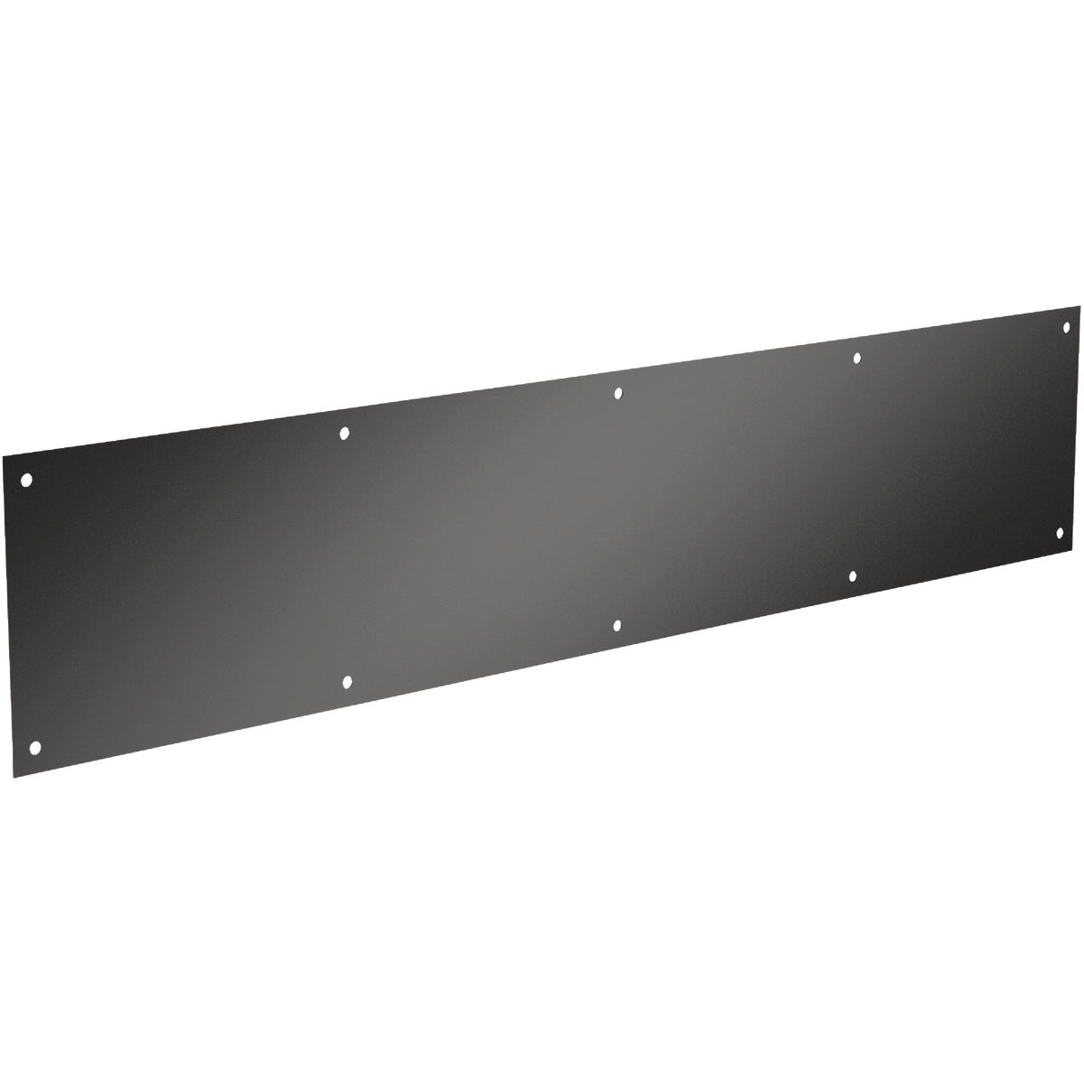 National Hardware 6 In. x 30 In. Matte Black Kickplate