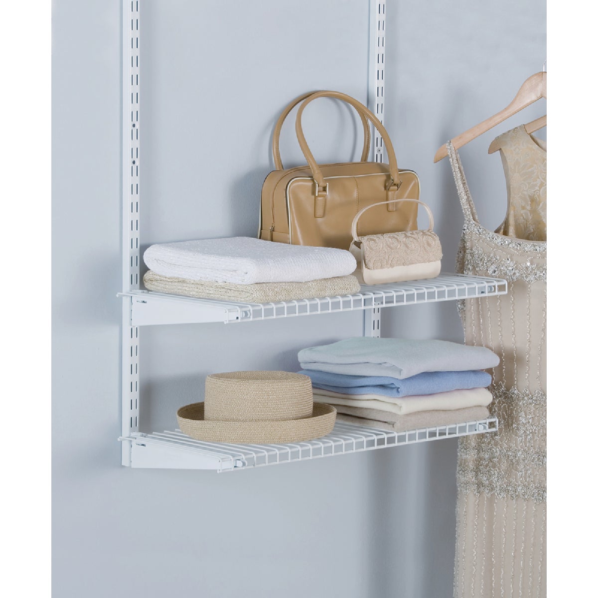 Rubbermaid Configurations 2-Shelf Add-On Kit with Uprights