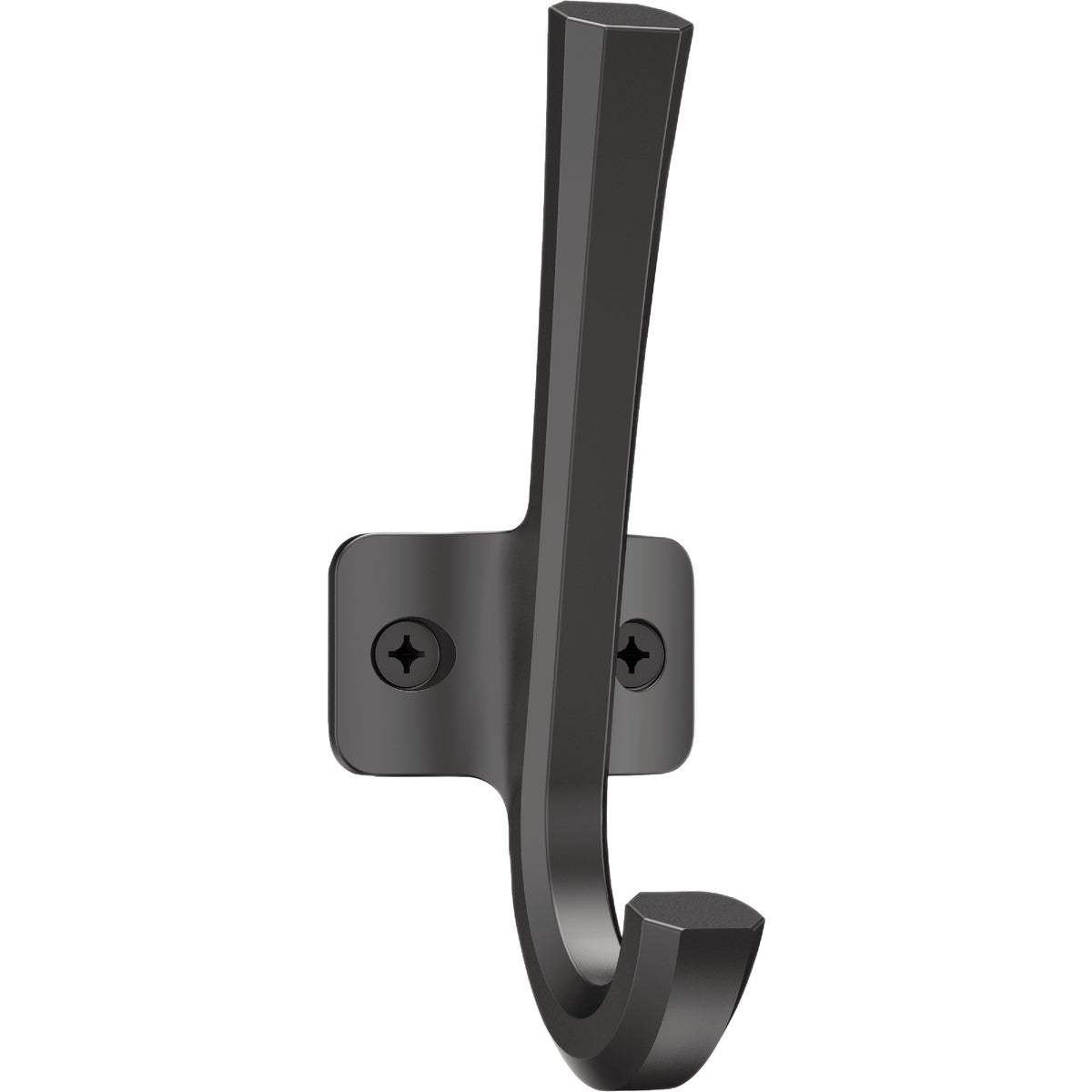 National Hardware 4-5/16 In. Matte Black Powell Angled Hook