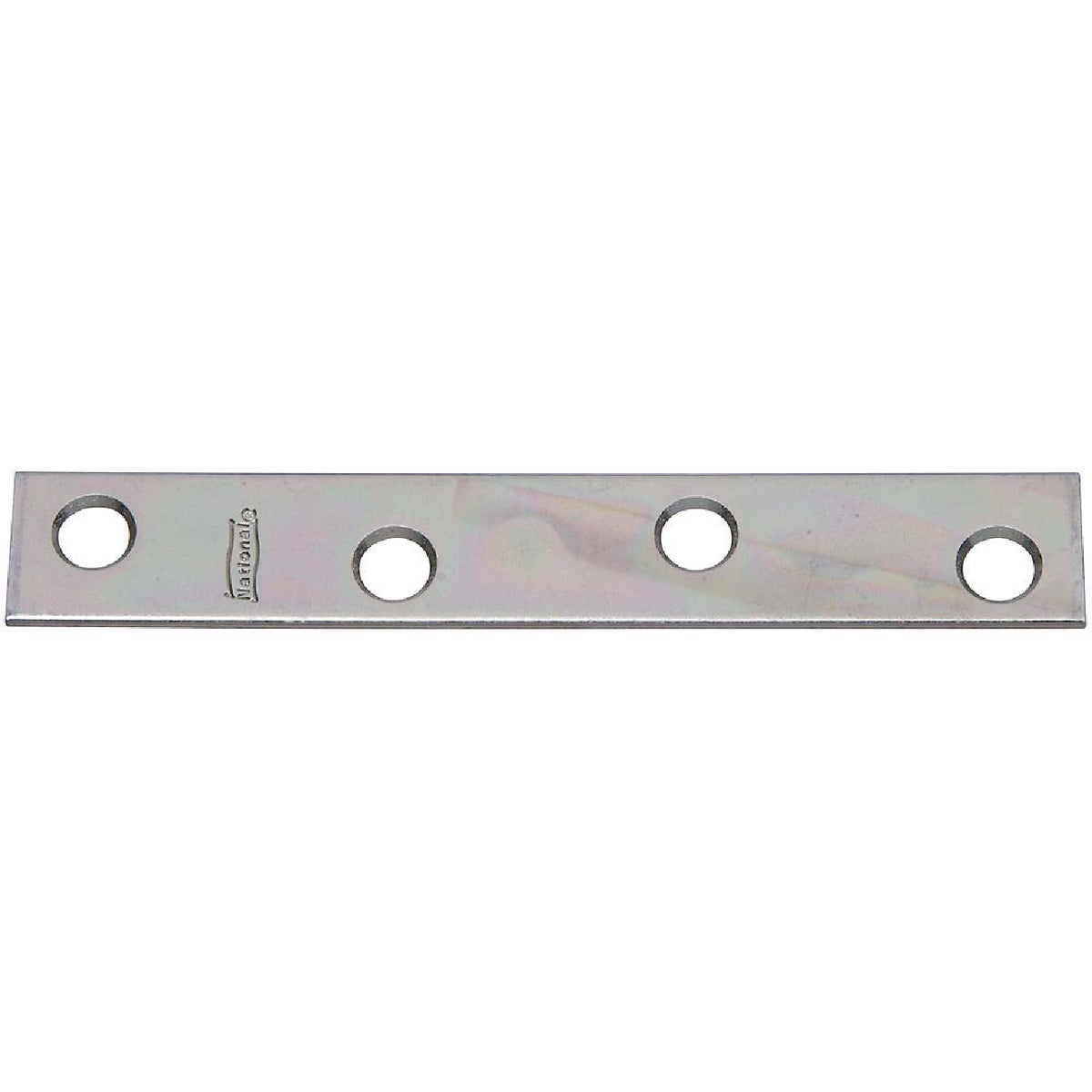 National Catalog 118 4 In. x 5/8 In. Zinc Steel Mending Brace (4-Count)