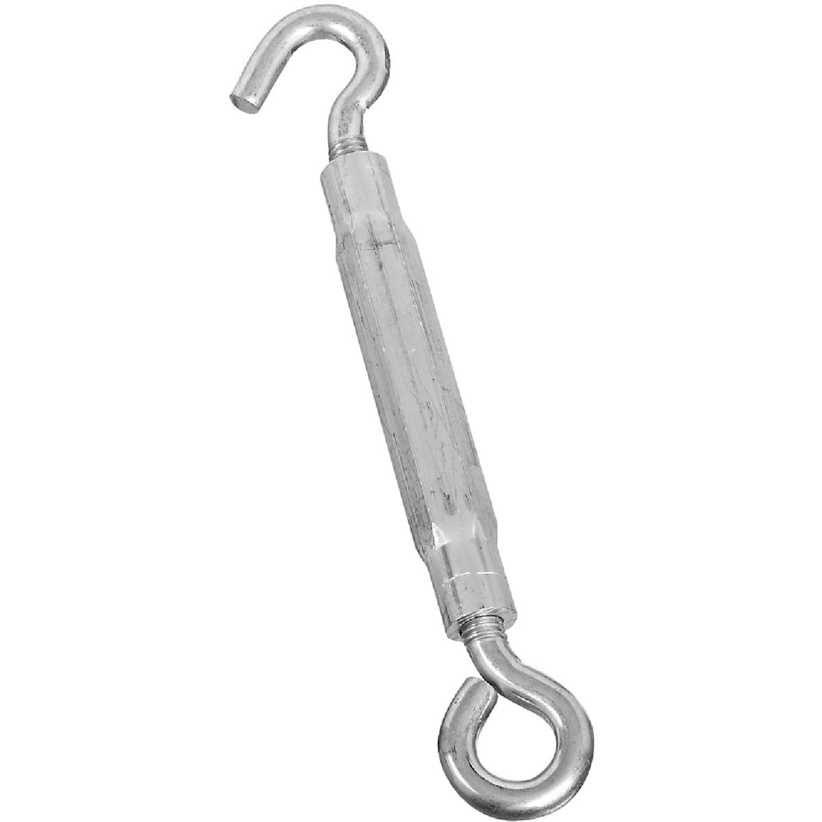 National 3/8 In. x 10-1/2 In. Zinc Hook & Eye Turnbuckle