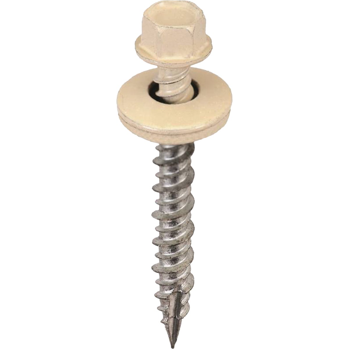 Acorn International 1-1/2 In. Washered Light Stone Metal To Wood Screw (250 Ct.)