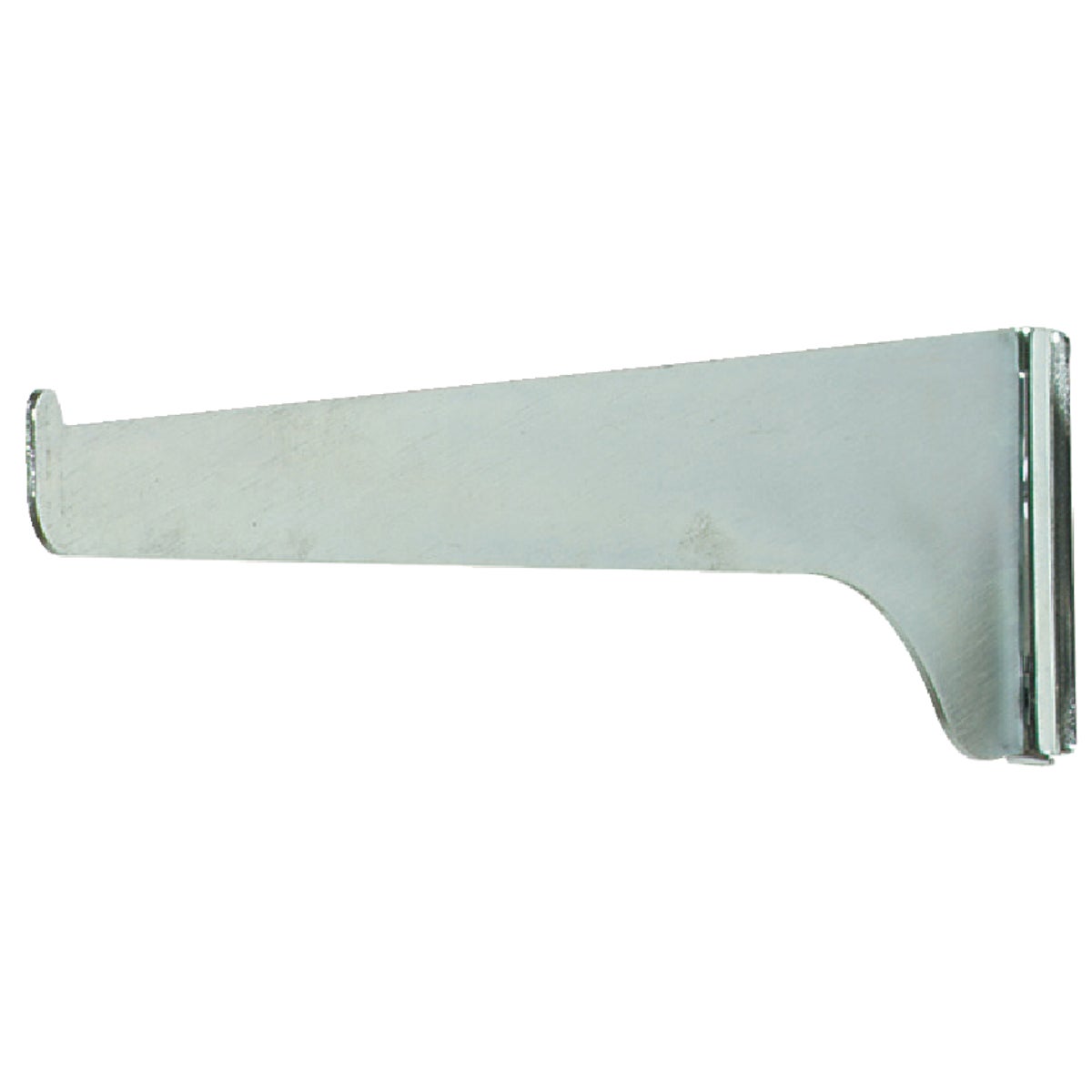 Knape & Vogt 180 Series 10 In. Anochrome Steel Regular-Duty Single-Slot Shelf Bracket