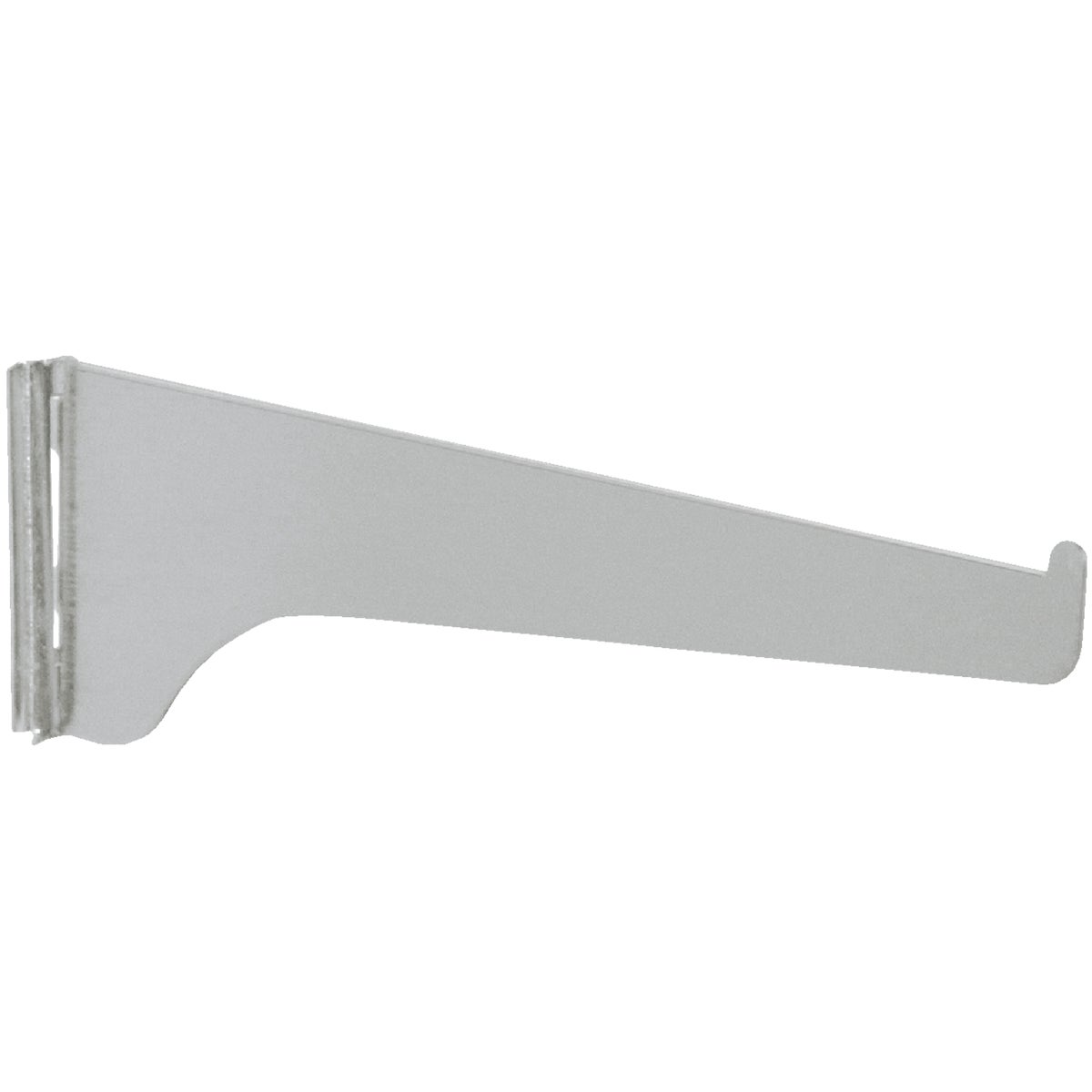 Knape & Vogt 180 Series 18 In. Anochrome Steel Regular-Duty Single-Slot Shelf Bracket