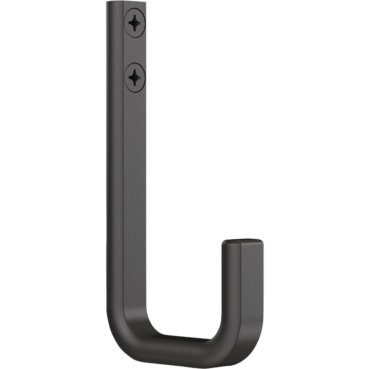 National Hardware 4 In. Matte Black Reed Modern Hook