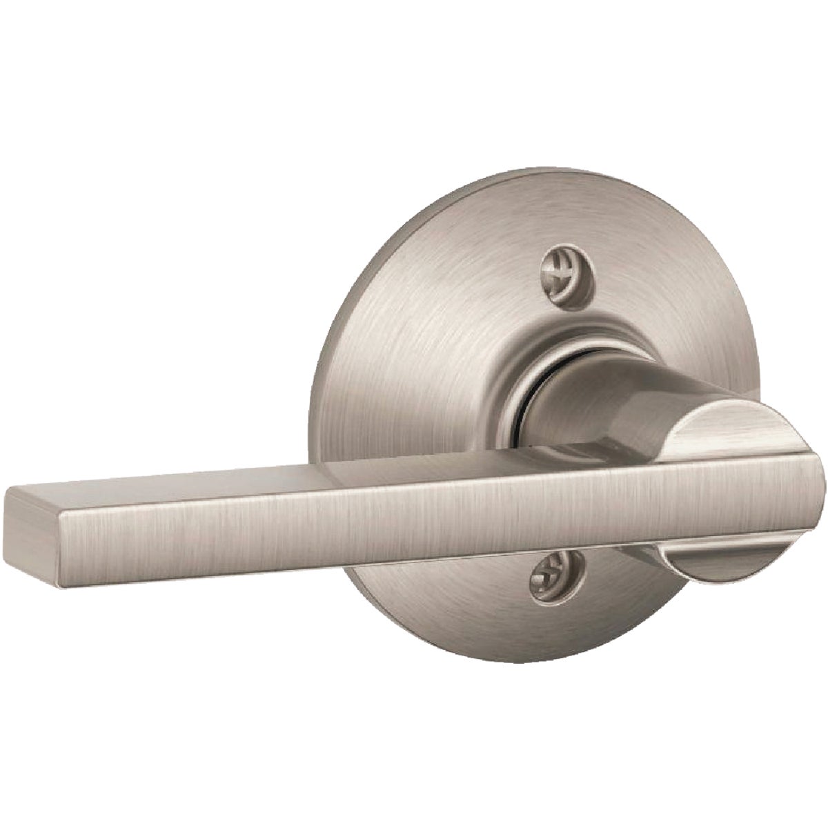 Schlage Latitude Lever Satin Nickel Non-Turning Lock 