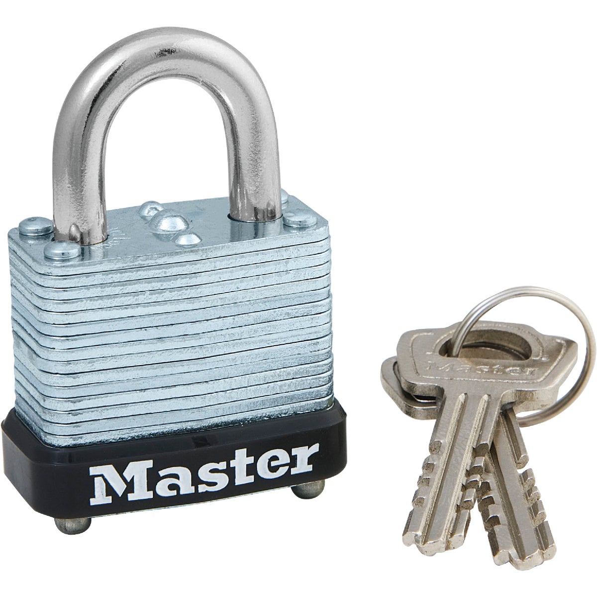 Master Lock 1-1/8 In. W. Locking Lever Warded Keyed Different Padlock