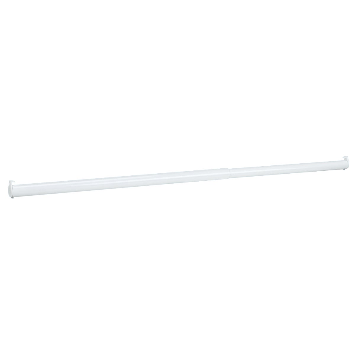 John Sterling Closet-Pro 30 In. to 48 In. x 1-1/4 In. Extra Heavy-Duty Adjustable Closet Rod, White