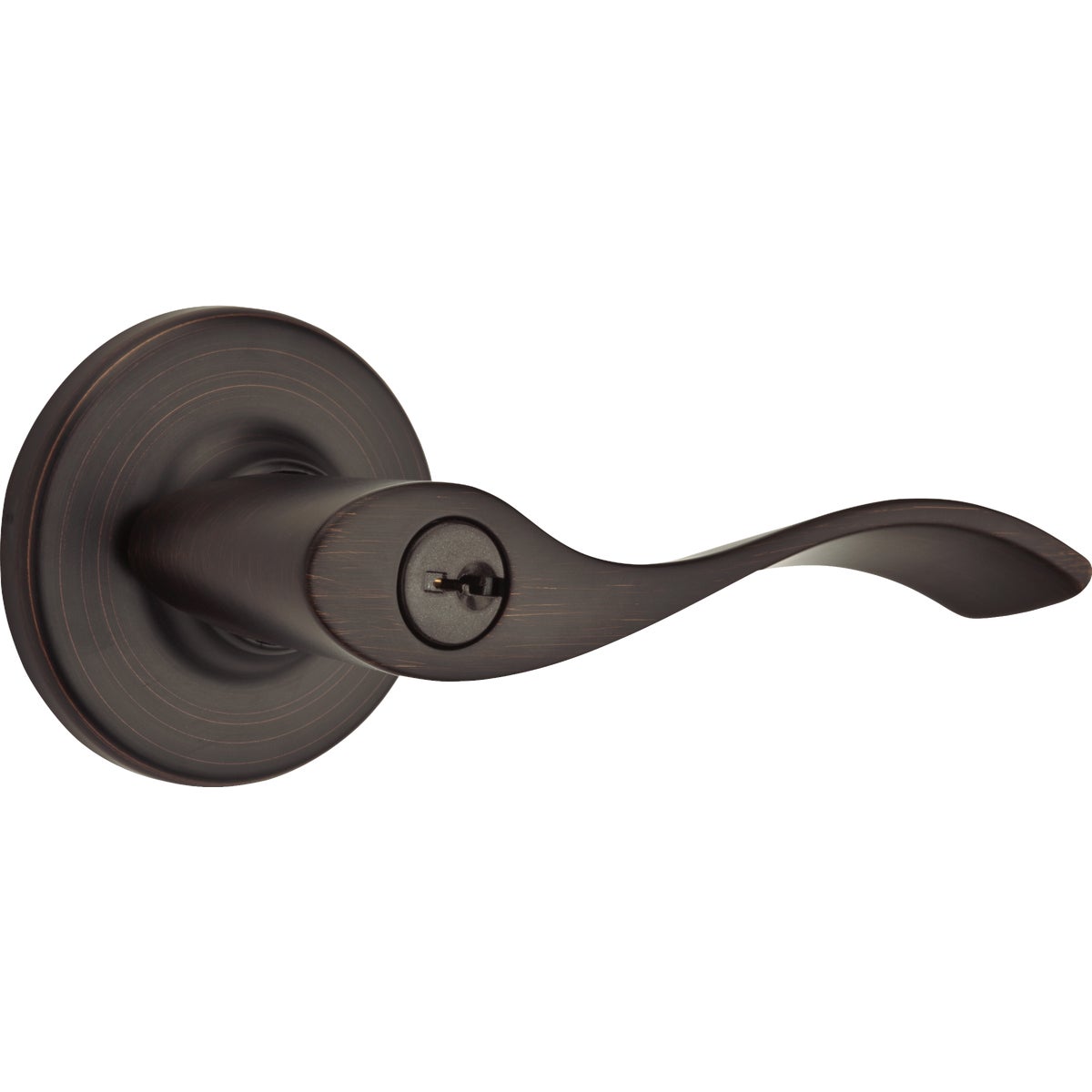 Kwikset Balboa Keyed Entry Lever in Venetian Bronze