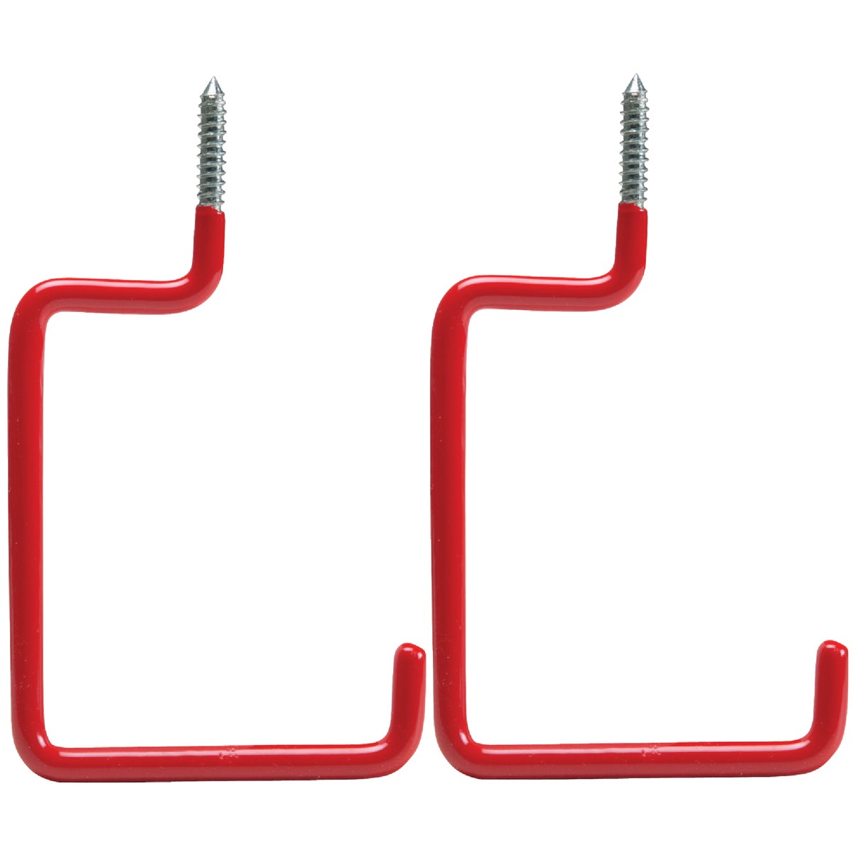 Screw-In Vinyl-Coated Utility Hook (2-Pack)