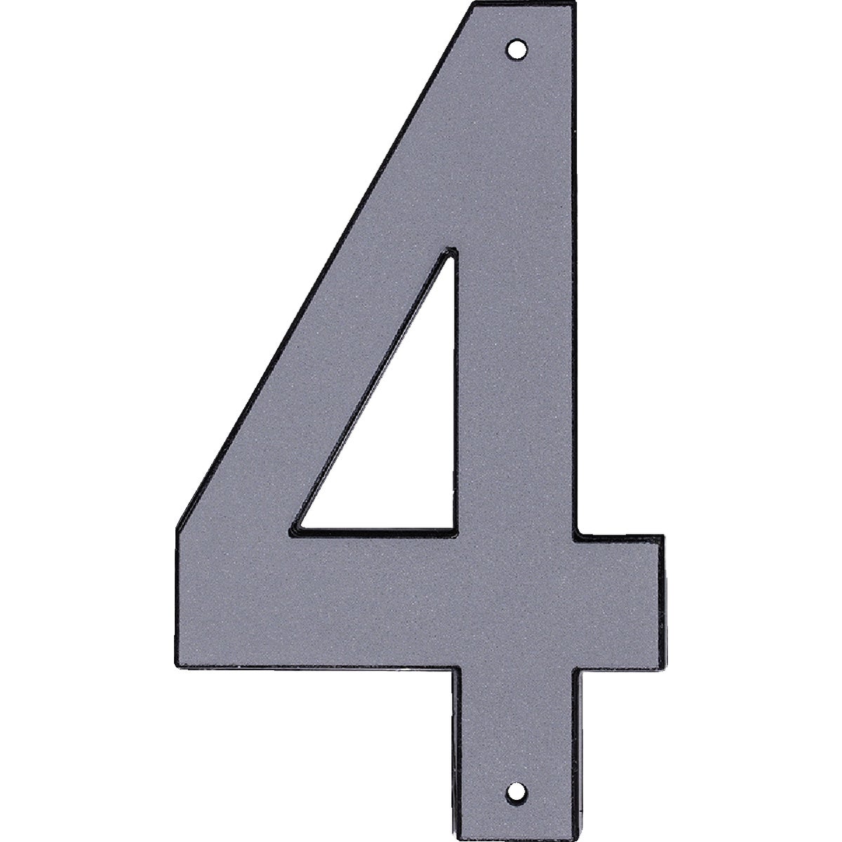 Hy-Ko 4 In. Reflective Plastic Number 4 