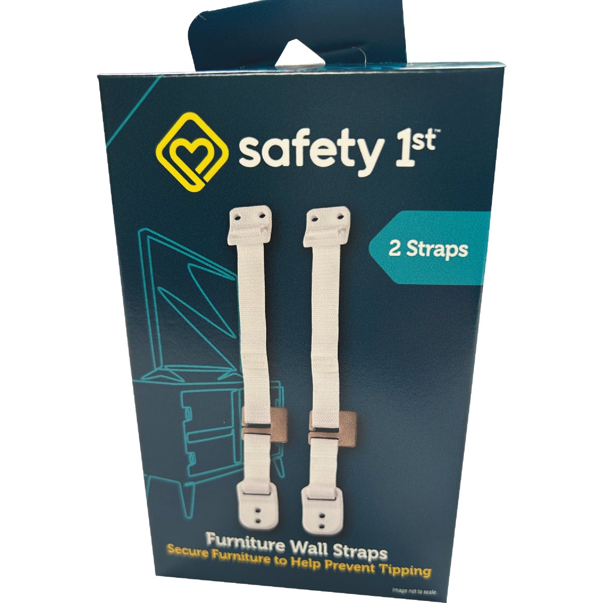 Safety 1st Furniture Wall Strap (2-Pack)