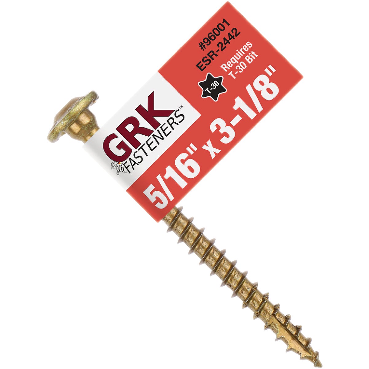 GRK RSS Rugged 5/16 In. x 3-1/8 In. Star Drive Washer-Head Structure Screw
