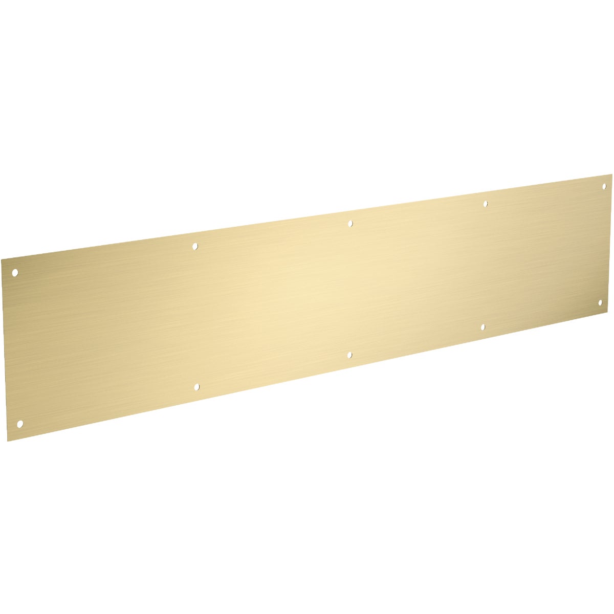 National Hardware 6 In. x 30 In. Brushed Gold Kickplate