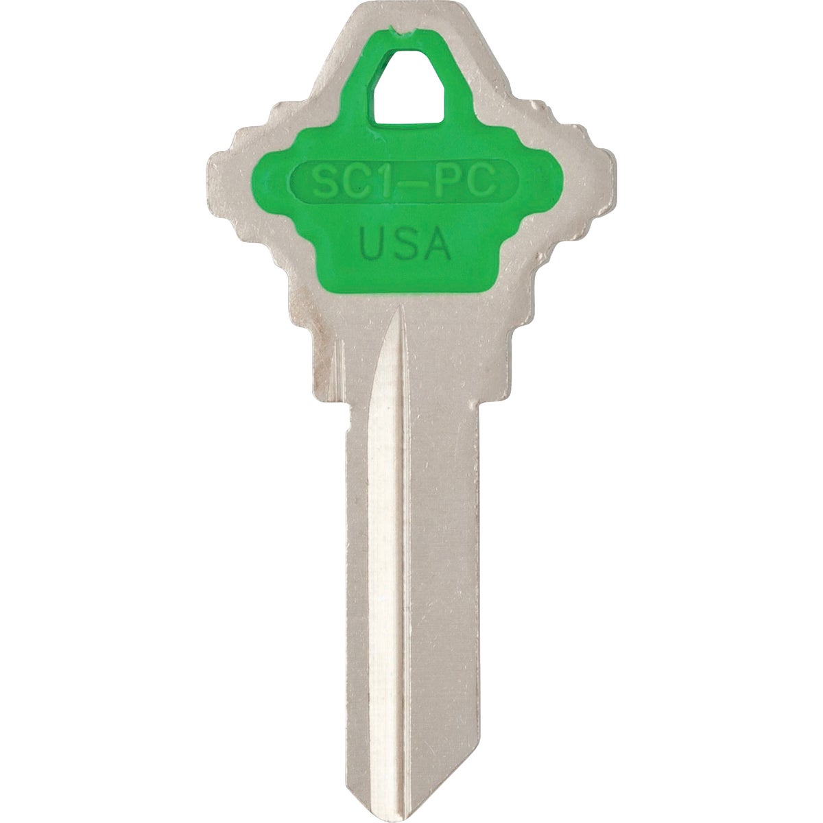ILCO Schlage Design Decorative House Key, SC1-Green (5-Pack)