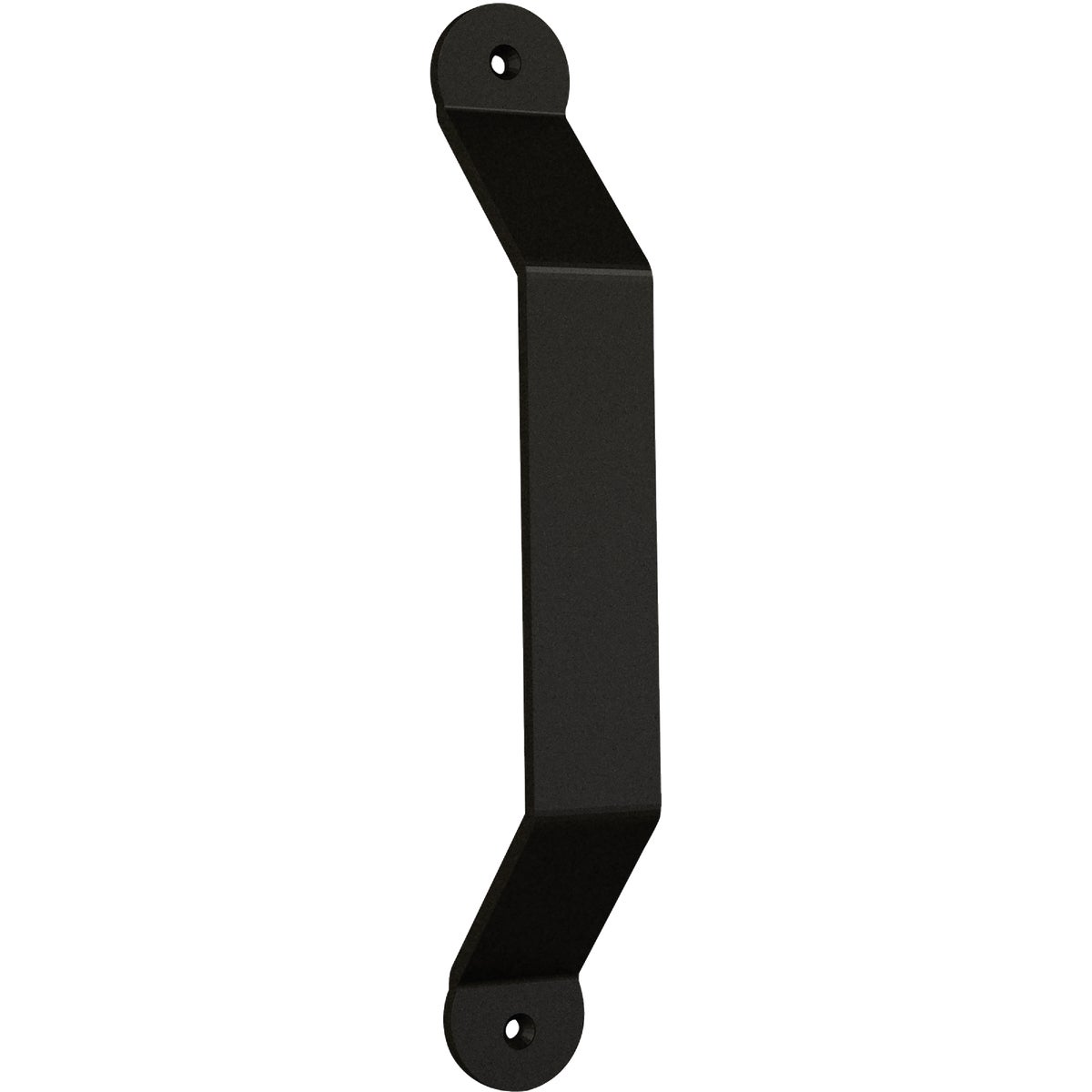 National V1000 10 In. Matte Black Charleston Interior Barn Door Pull