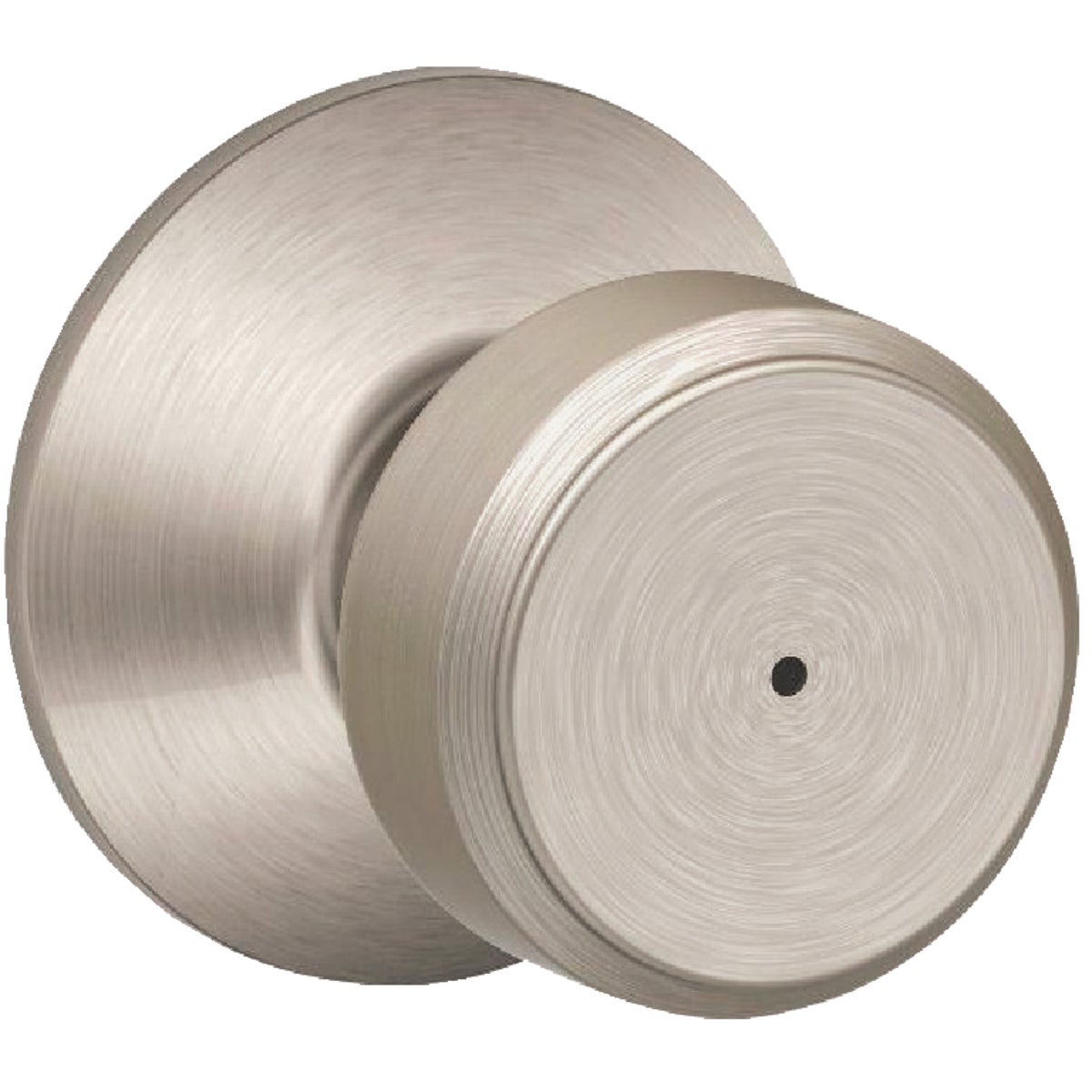 Schlage Bowery Knob Satin Nickel Bed and Bath Lock 