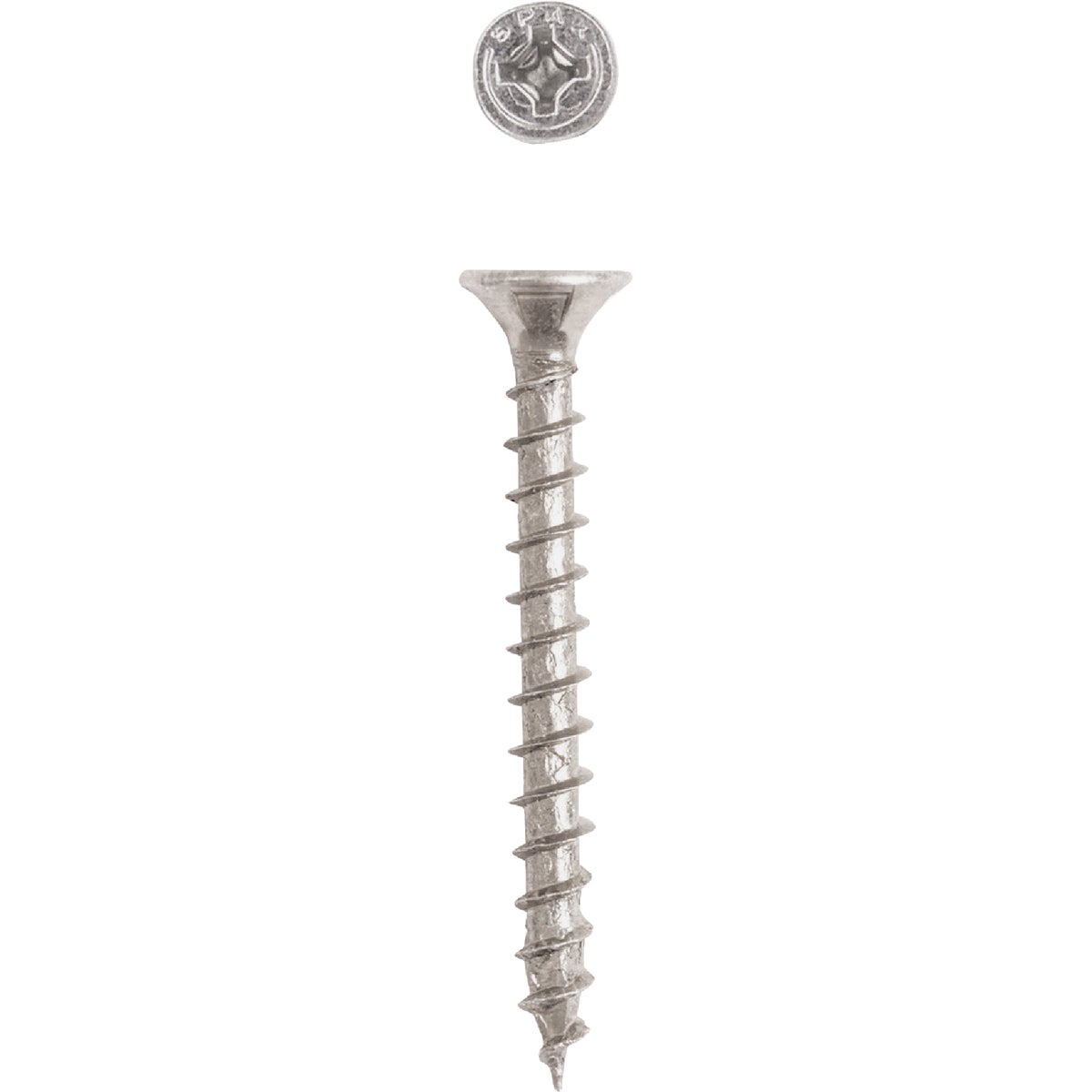 SPAX 8 x 1-1/2 In. Flat Head Unidrive (Combo Drive) Zinc (Interior) Wood Screw (25-Count)
