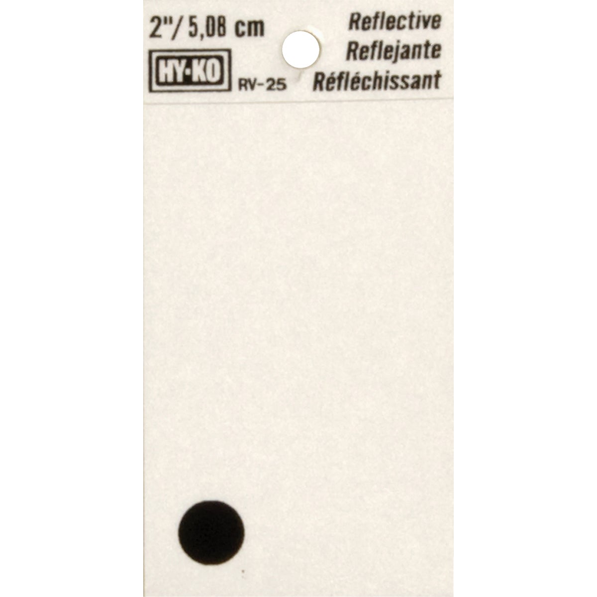 Hy-Ko 2 In. Vinyl Adhesive Symbol, Period