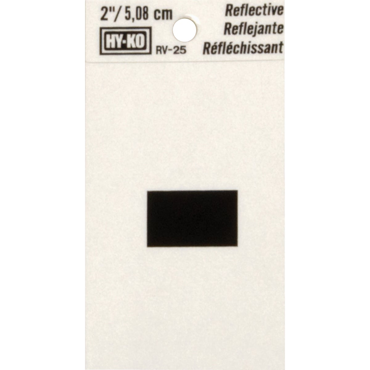 Hy-Ko 2 In. Vinyl Adhesive Symbol, Hyphen