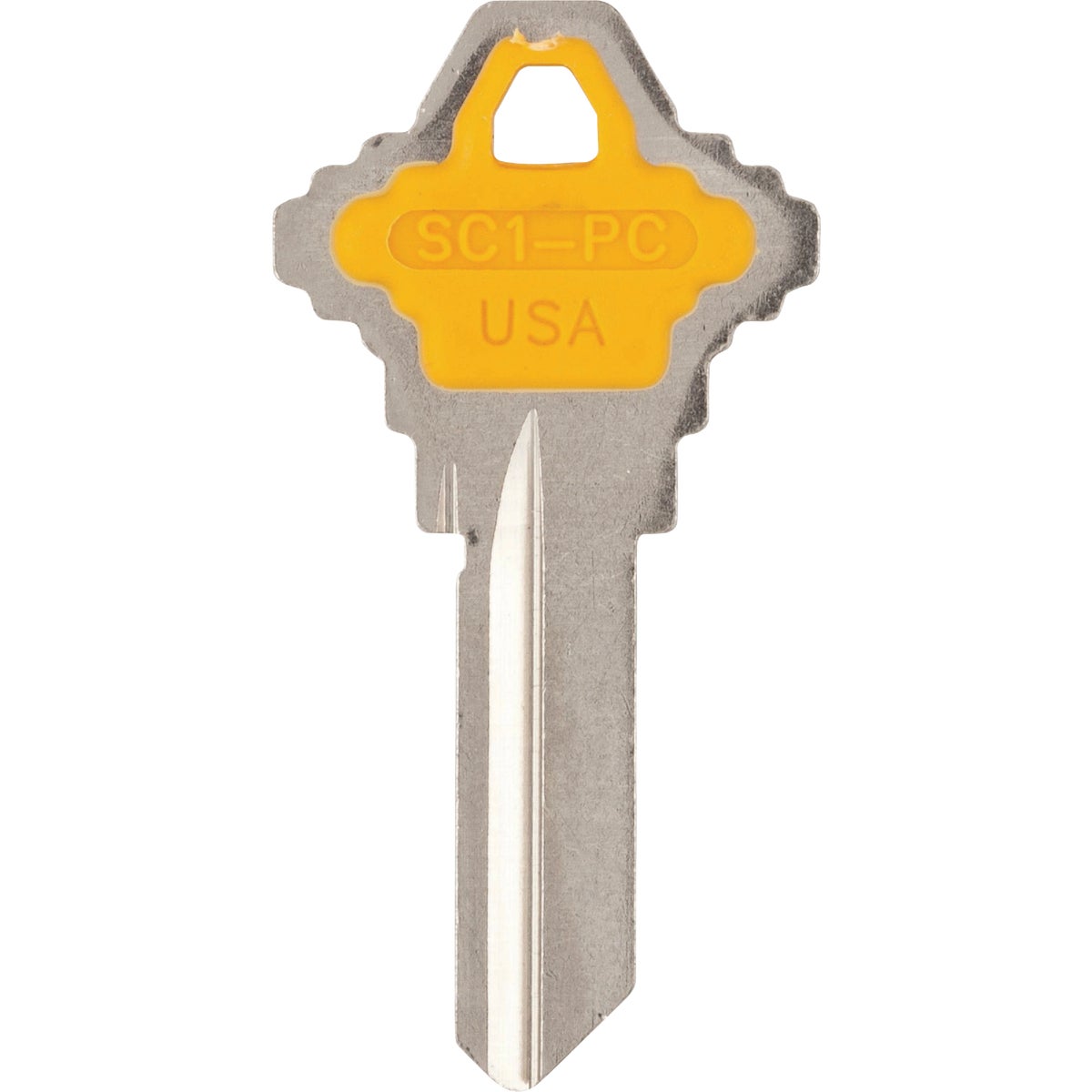 ILCO Schlage Design Decorative House Key, SC1-Yellow (5-Pack)