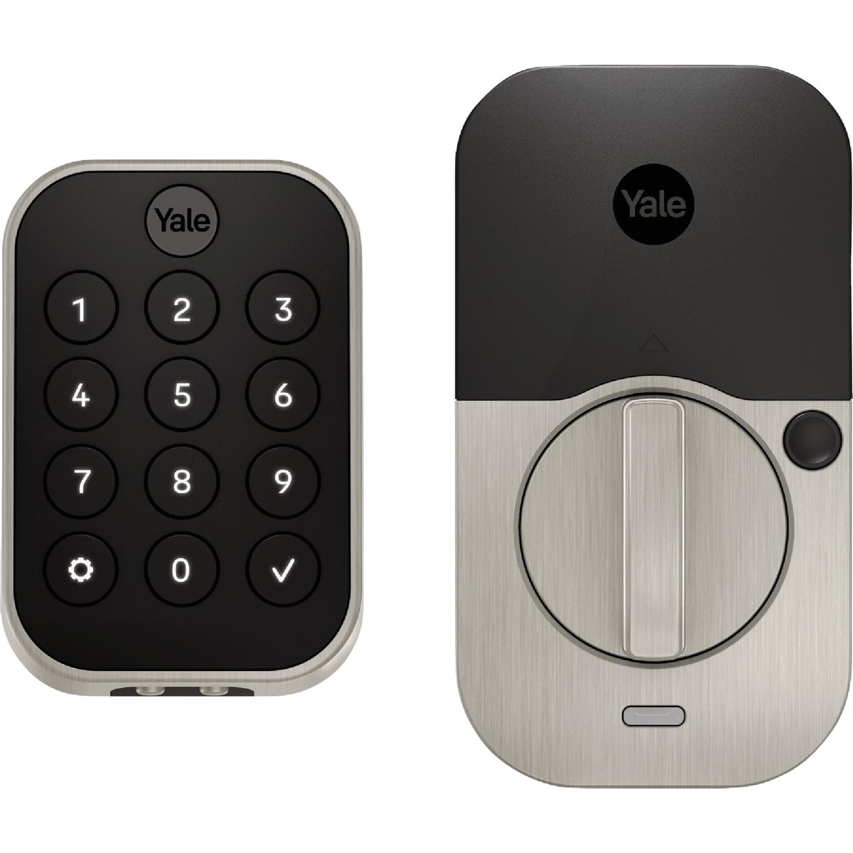 Yale Assure Nickel Electronic Lock Keypad Deadbolt with Bluetooth