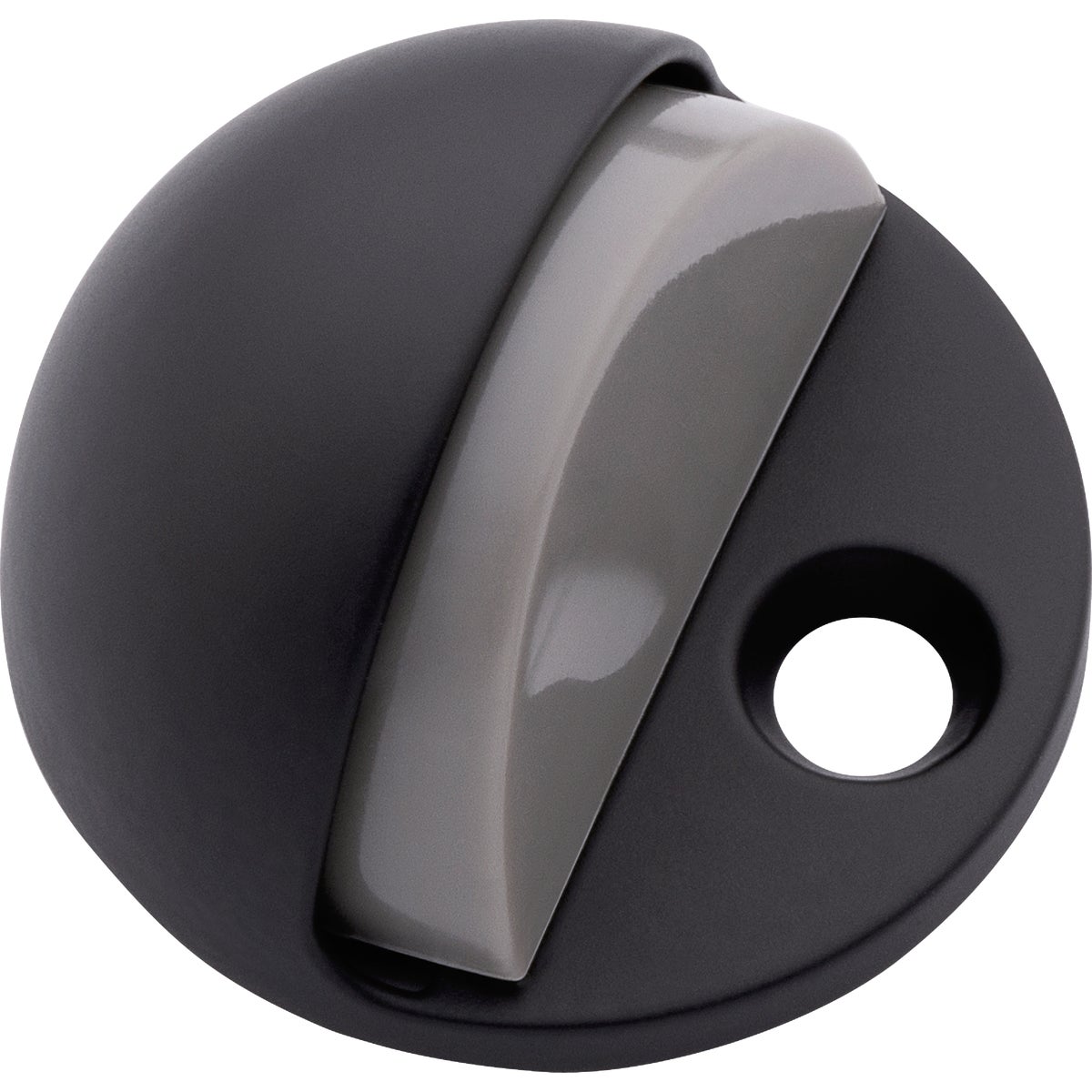 National Hardware Matte Black Adjustable Floor Door Stop