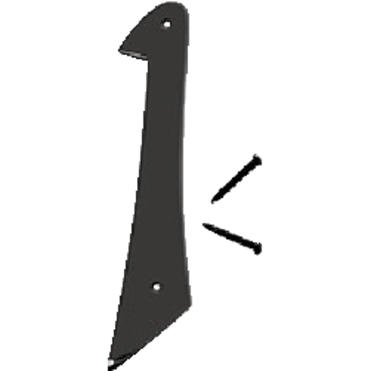 Hy-Ko 4 In. Satin Black Number 1