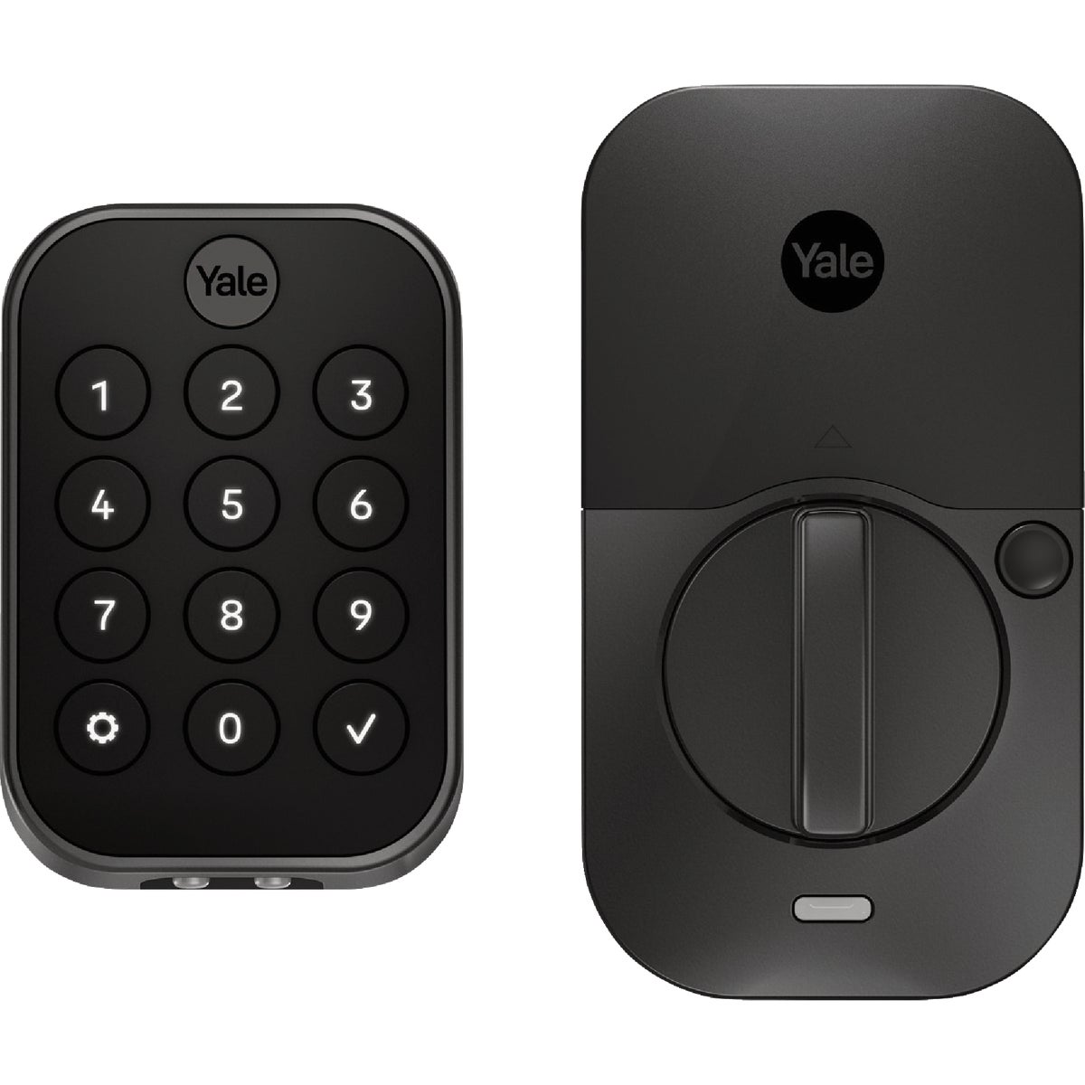 Yale Assure Black Electronic Lock Keypad Deadbolt with Bluetooth