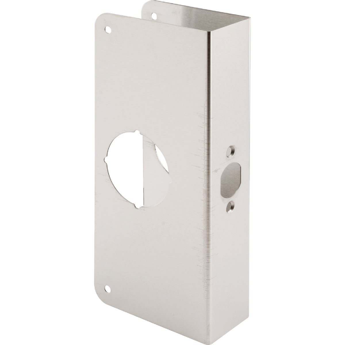 Defender Security 1-3/4 In. x 2-3/8 In. Stainless Steel Door Reinforcer