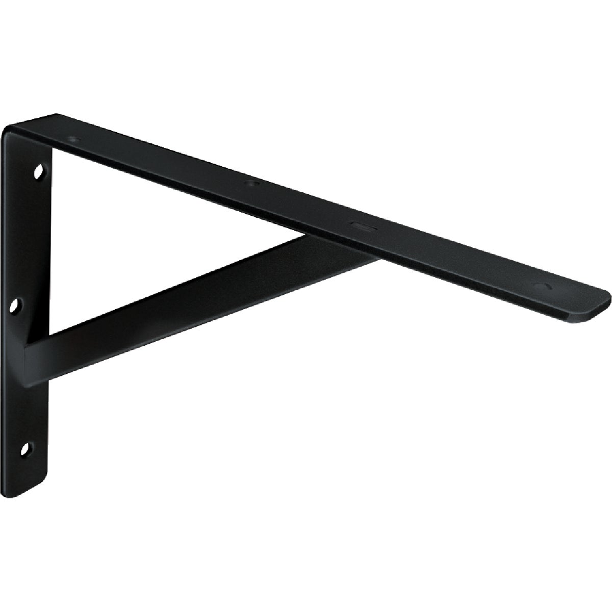 Knape & Vogt 208 Series 16 In. Black Super Duty L-Bracket