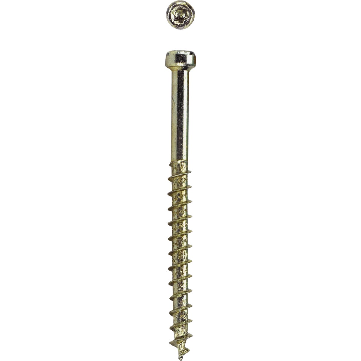 SPAX 8 x 2 In. PT HCR (Exterior Rated) Yellow Trim Screw (100-Count)