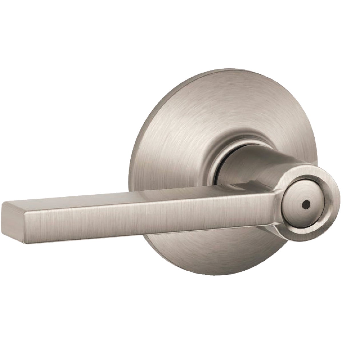 Schlage Latitude Lever Satin Nickel Bed and Bath Lock