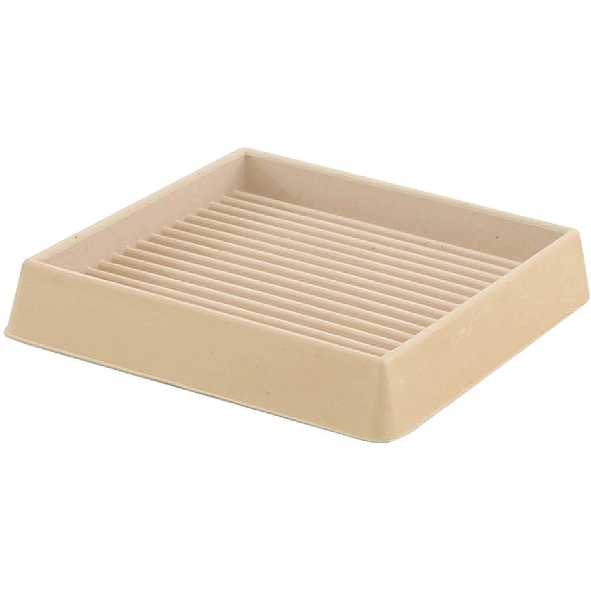 Do it 3 In. Inner Dimension Square Almond Furniture Leg Cup,(2-Pack)