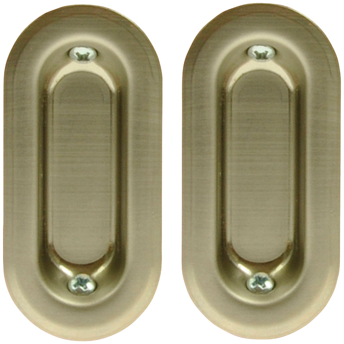 Johnson Hardware Oval Flush Pocket Door Pull