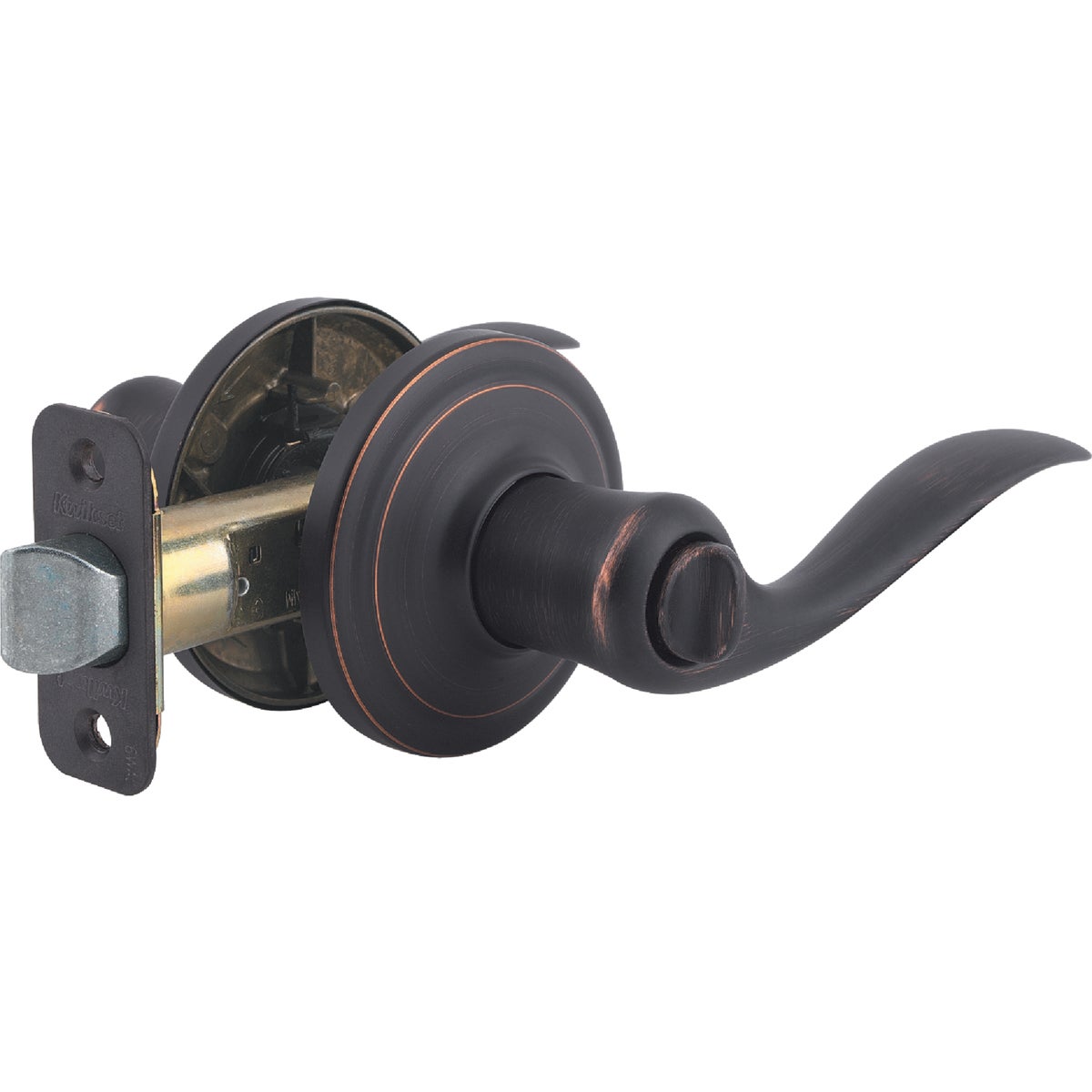 Kwikset Signature Series Venetian Bronze Tustin Privacy Door Lever 