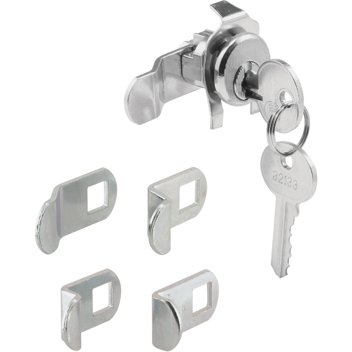 Defender Security Nickel Spring Clip Mailbox Lock