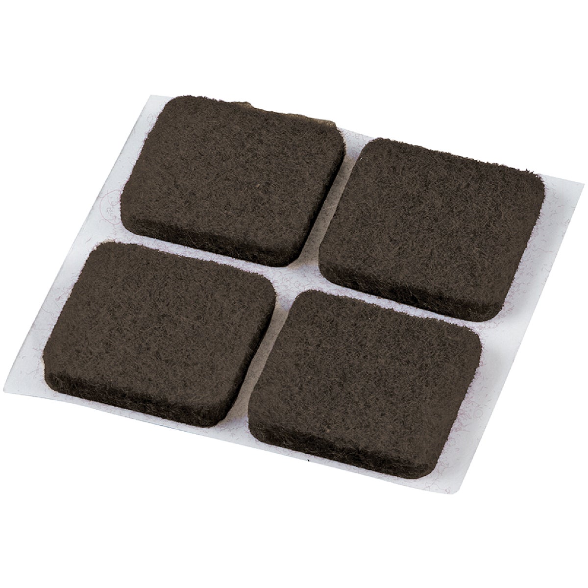 Do it 1 In. Brown Square Felt Pad (4-Count)