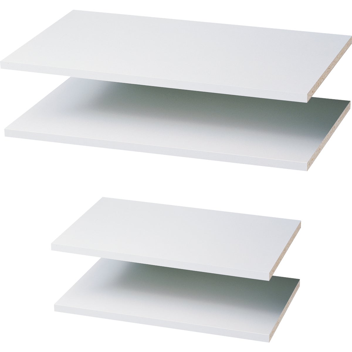 Easy Track Create Collection Wood Laminate Shelf Kit (4-Pack)