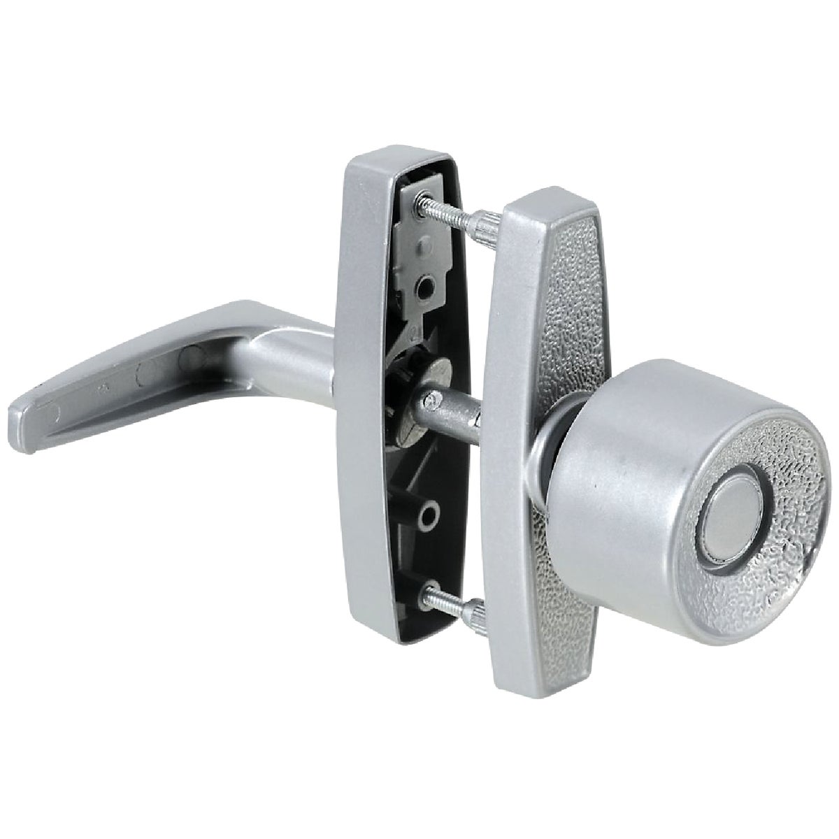 National Silver Knob Latch